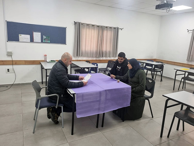 أجتماع أهالي طلاب المدرسة الثانوية التكنولوجية جلجولية